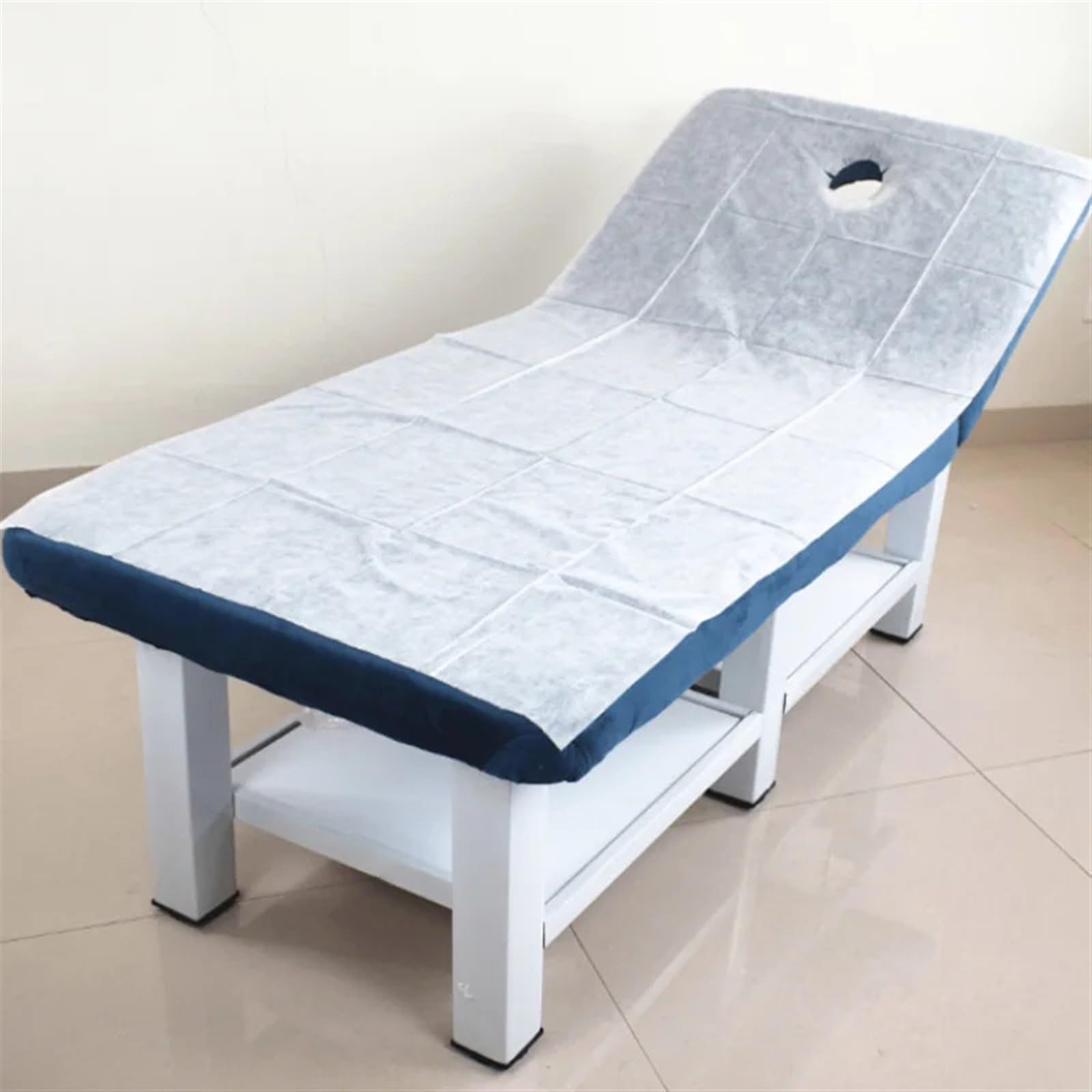 Sabanas Camilla Masaje 100 Piezas de sábanas for salón de Belleza, SPA, masajes, sábanas Gruesas, Funda de Mesa no Tejida, for Viajes