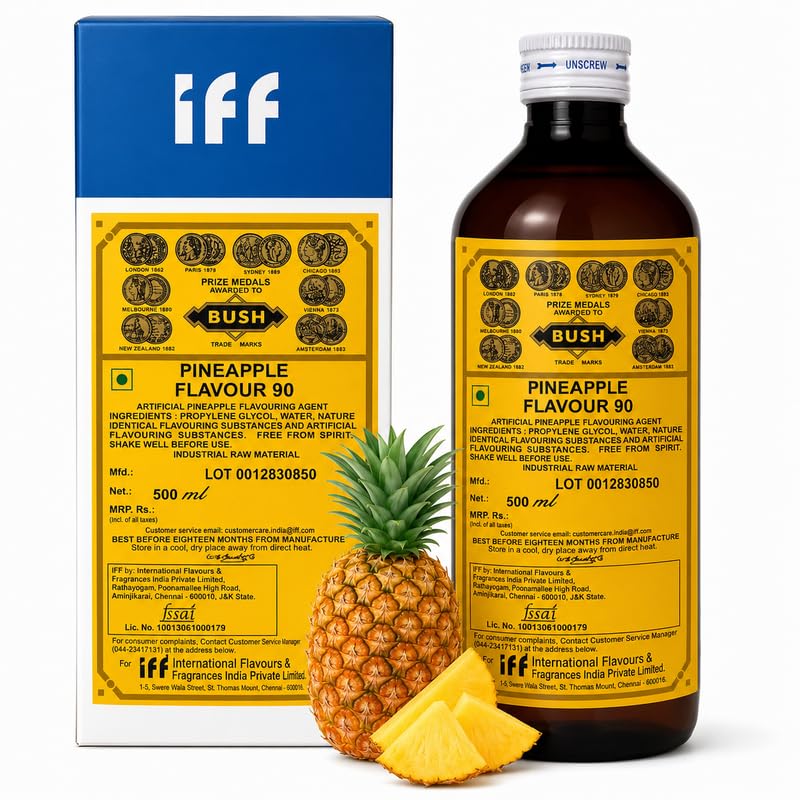 Image of IFF, Pineapple Flav 90, Natural Identical Falvouring Agent - 500 ML