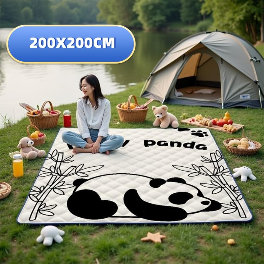 Amazon.co.jp: AnberKKレジャーシート 厚手 おしゃれ 大判