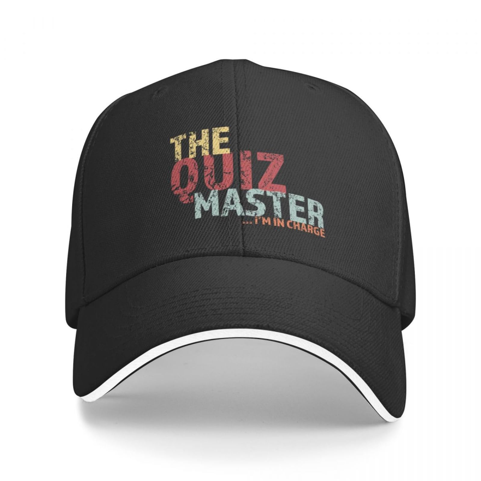 Quiz Master Pub Quiz Team Baseball Cap Sunhat Man Women's