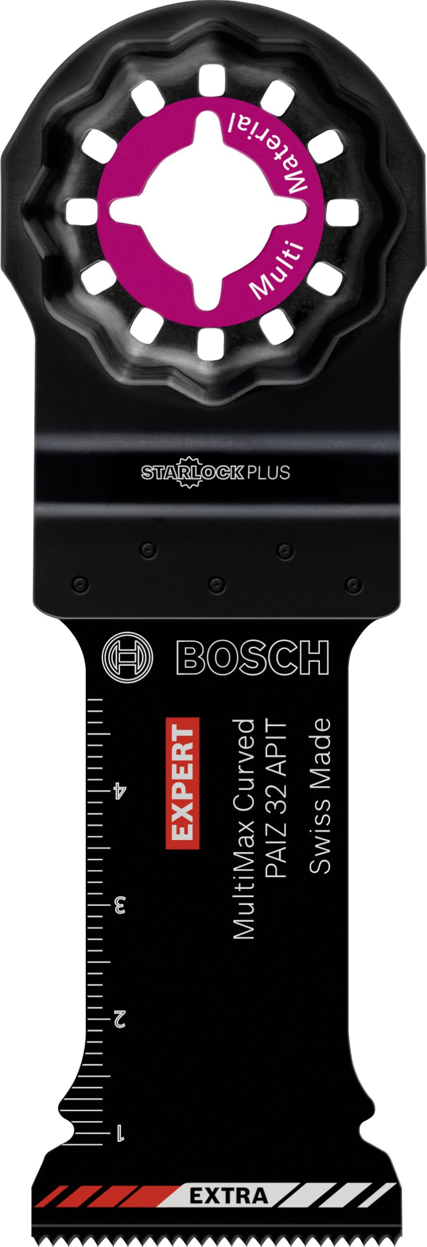 Bosch Professional 10 x Hojas de multiherramienta Expert MultiMax PAIZ 32 APIT, para Láminas de acero inoxidable, Anchura 32 mm, Accesorios Multiherramienta