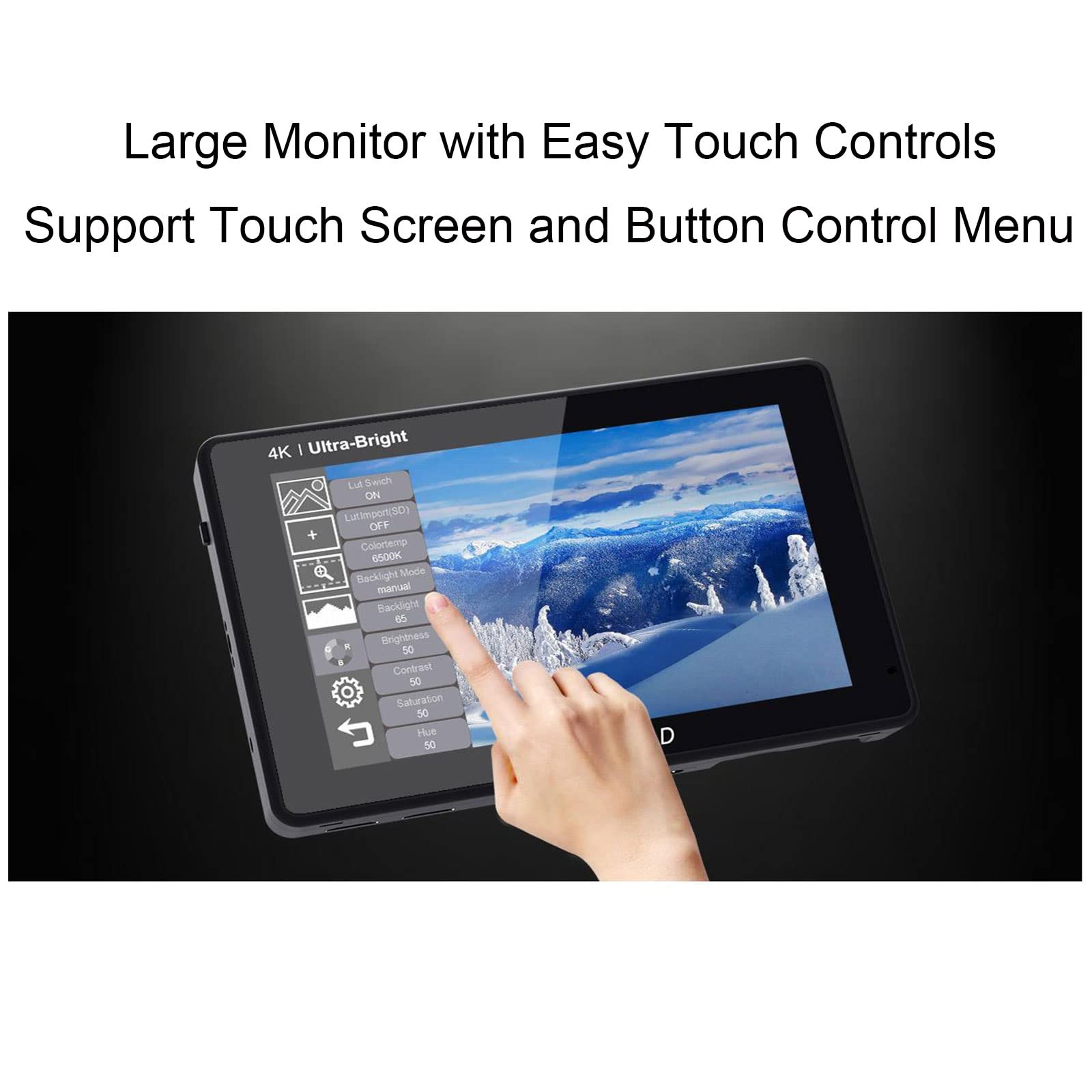 FEELWORLD LUT7 Pro 7-inch Camera Field Monitor - 2200nit 4K HDR With 3D LUT Support