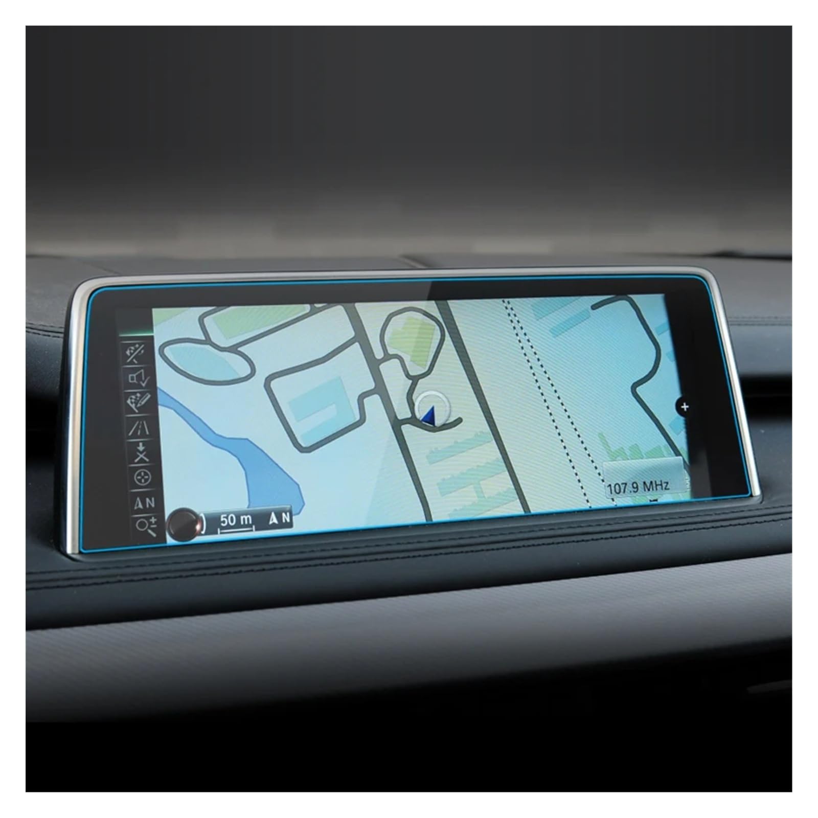 10,3 Pouces Pour 2014 2015 2016 2017 2018 Pour BMW Pour X5 Tableau Bord Navigation Membrane Voiture GPS Affichage Verre Trempé Écran Protecteur Film Navigation Protection D'écran Film
