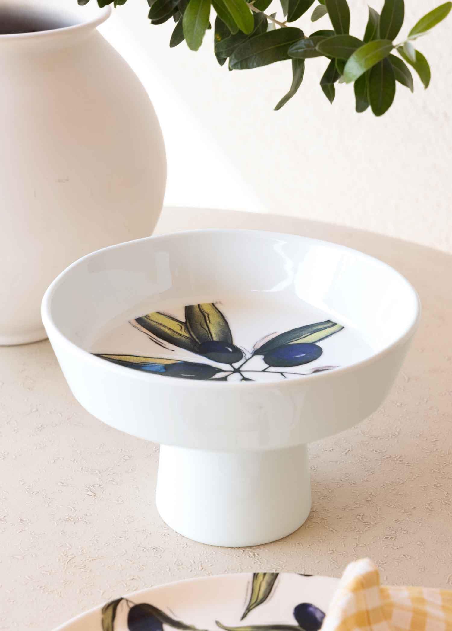 [marka] Olivos Ayaklı Meyvelik 23x14 cm