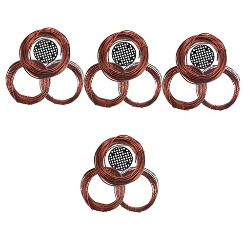 Happyyami 4 Sets Aluminum Wire Set Green Plants Green Suit Green Wire Weaving Kit Metal Plants Metal Frame DIY Kits Greenery DIY Plants Climbing