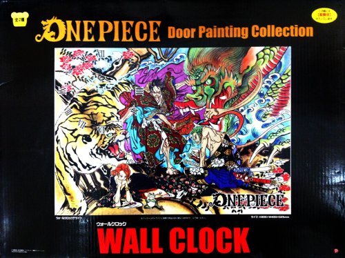 Amazon.co.jp: ワンピース 扉絵ウォールクロック 歌舞伎柄