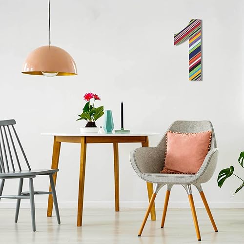 Vista 154 de Letra S de madera de 12 pulgadas, letra S de madera sin terminar de 1/4 de pulgada de grosor para decoración de pared del hogar, manualidades