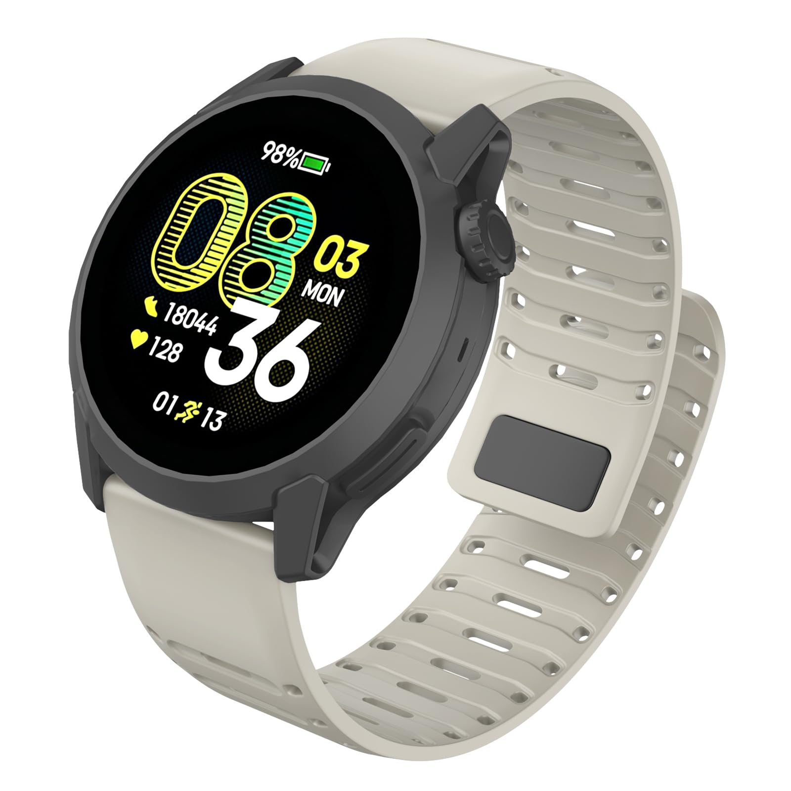 MYSNBKN 22mm Magnetic Watch Starp for Active Max/Pace 4/3/Forerunner 265