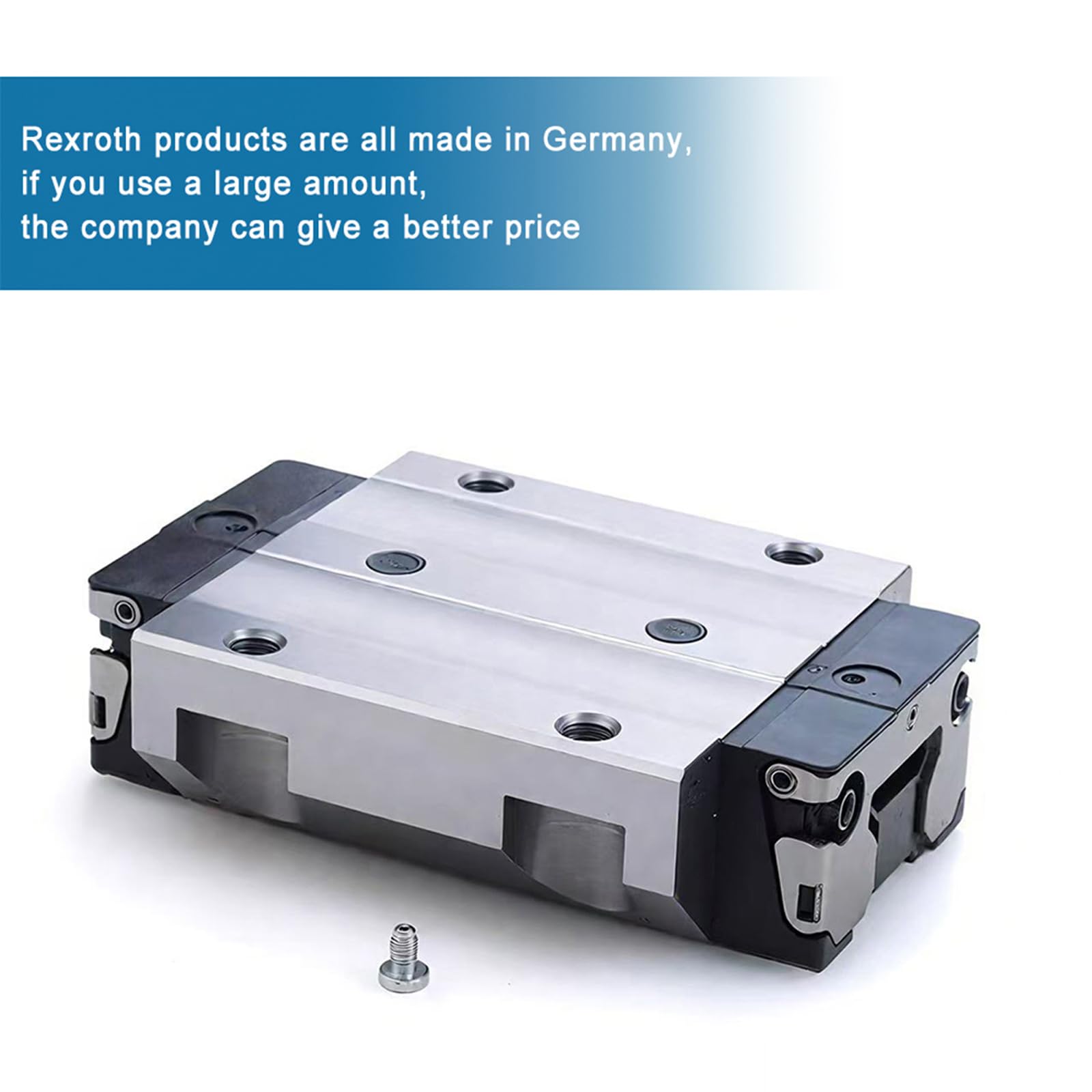 Rexroth bloc linéaire guide linéaire coulissant rouleau coulissant roulement linéaire R165329420 R165329320 R165321420 R165321320 R165321220 R165322320 R165322220 R165322420 (1, R165321420)
