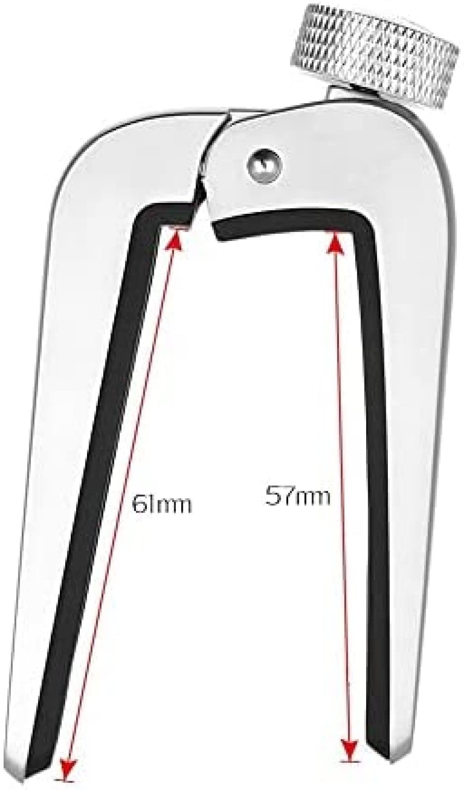 Capodastre universel Premium pour instruments de musique, pour guitare acoustique/classique/Folk/électrique à 6 cordes, Ukelele61mm