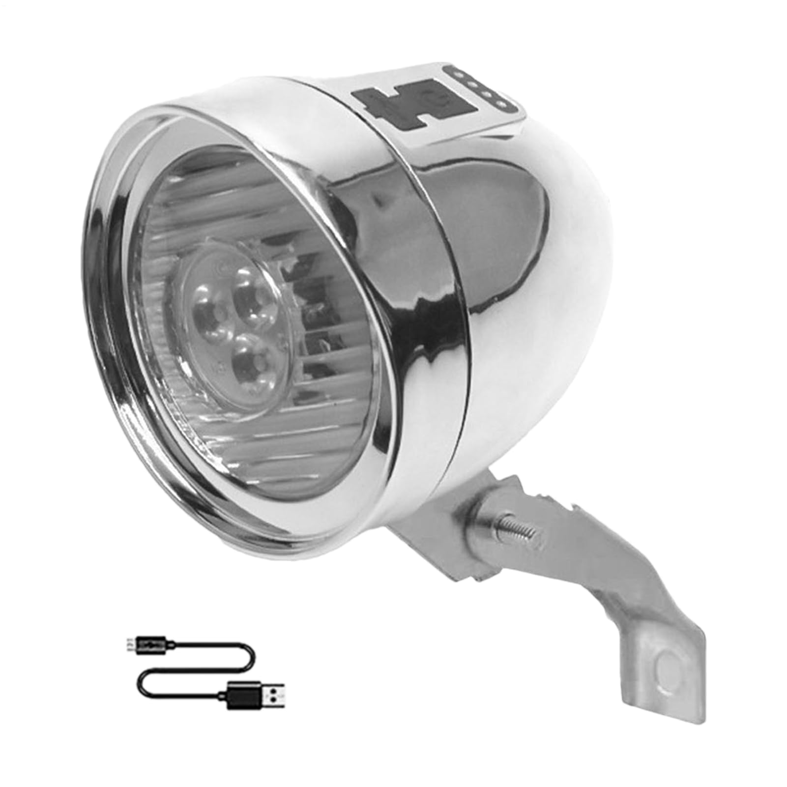 GOODS製　砲弾ヘッドライト Amazon.co.jp: Qkbuza 砲弾型LED 砲弾型ライト 3灯 自転車 ヘッド