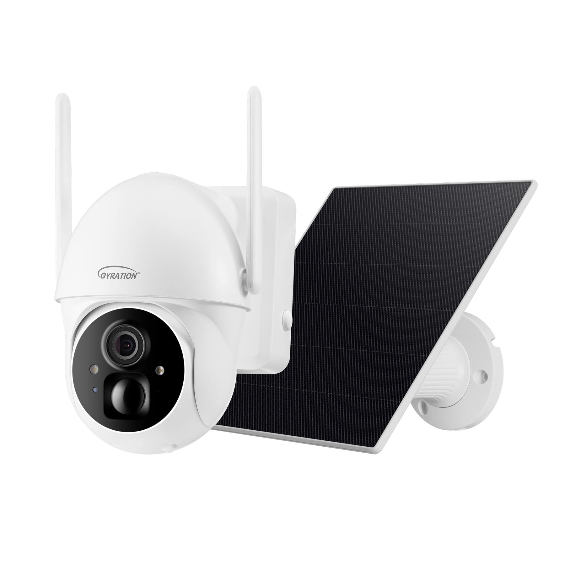 Telecamera Esterna Solare Wireless PTZ 2K – Visione Notturna A Colori, Allarme PIR, Audio Bidirezionale, IP65