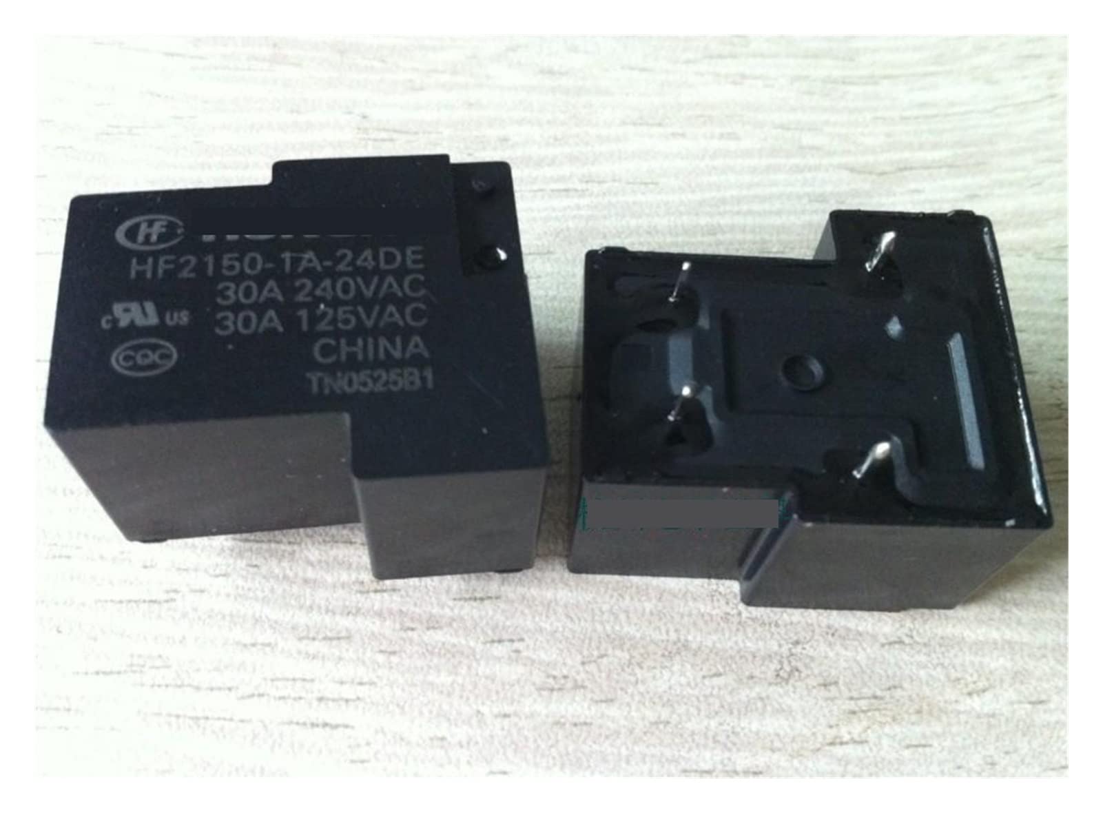AQHYEBNSR Relay 10pcs HF2150-1A-24DE 24V 4PIN 30A 240VAC T90