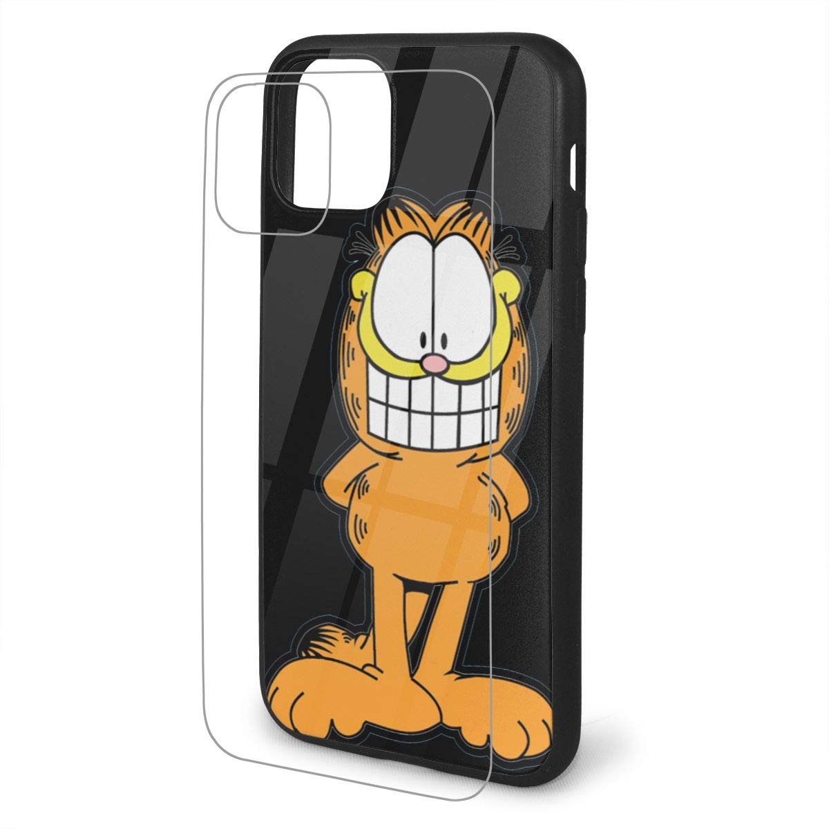 Compatible with iPhone 11 /Pro/Max Case,Garfield in The Picture. Soft TPU Non-Slip Protective Phone Cover