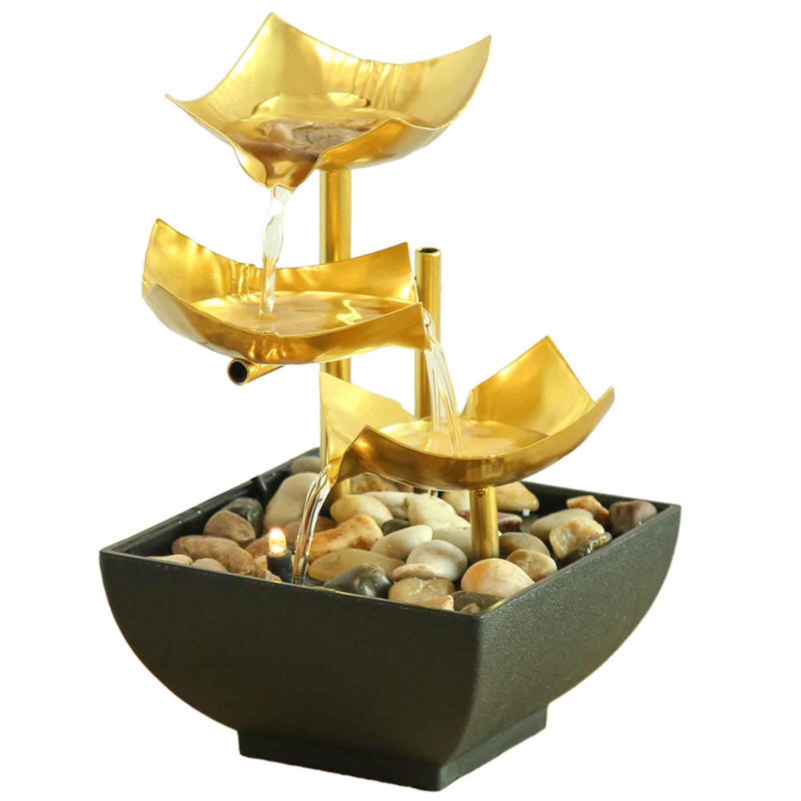 Desktop fountain, Waterfall Fountain Indoor, Tabletop Water for Office, Living Room, Bedroom Decor