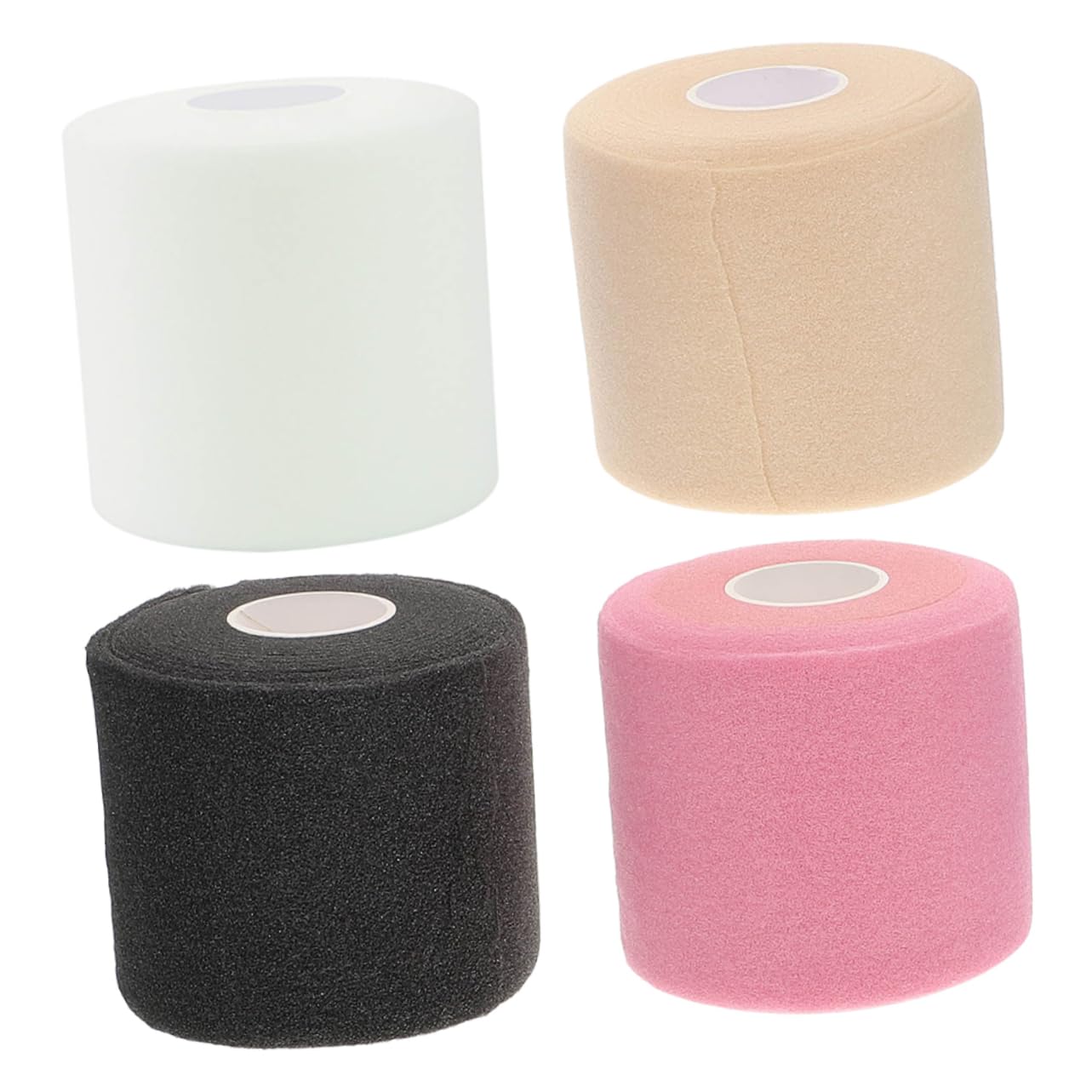 WRITWAA 4 Rolls Breathable Athletic Tape Elastic Sports Wrap Bandages for Joint Protection for Ankles Wrists and Knees Essential for Sports and Muscle Support