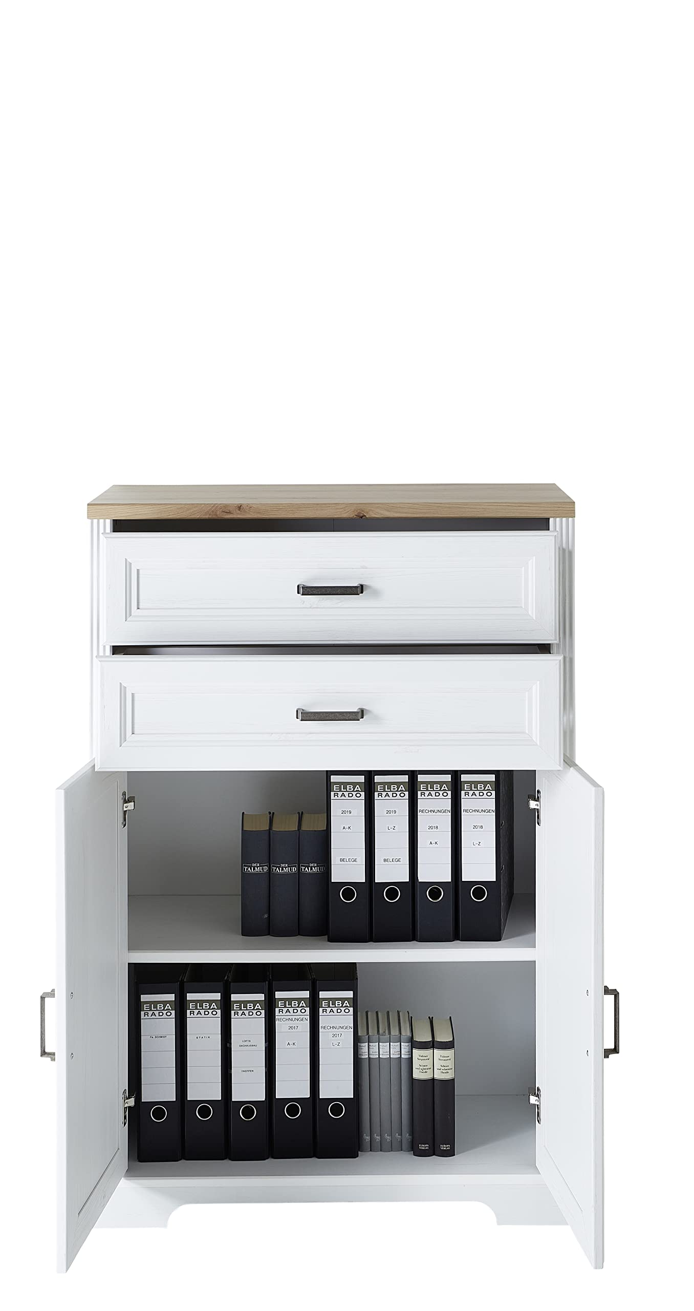 Büro-Set Komplettbüro Büroprogramm Arbeitszimmer Möbel Jillana IV (3-teilig)