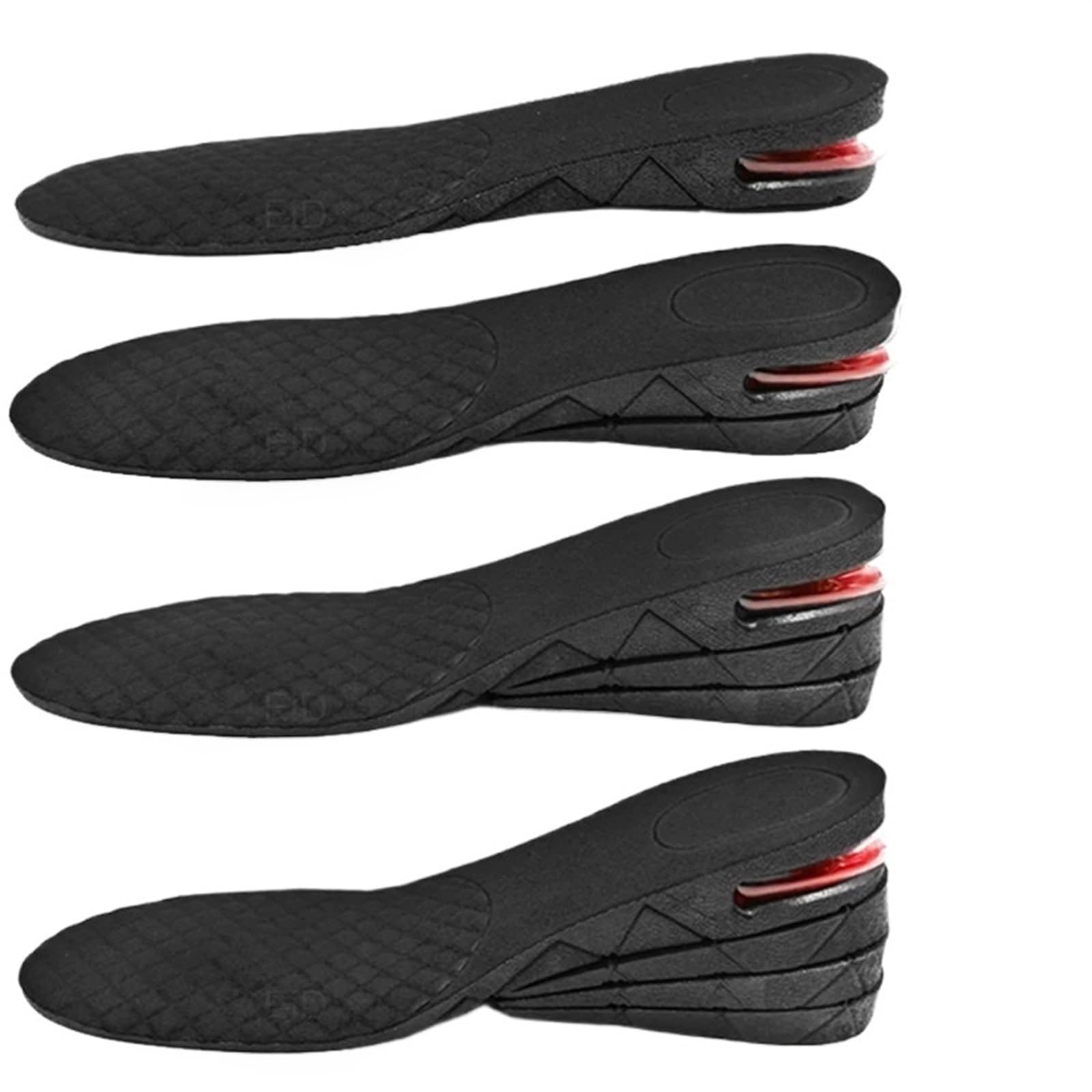 Alzas para el calzado Plantilla for aumento de altura Invisible, 3-9cm, cojín, corte ajustable, inserto talón, soporte más alto(Height 7cm)