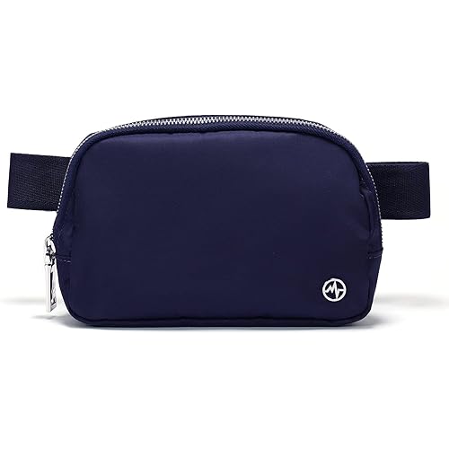 Pander Nylon Belt Bag for women crossbody with Adjustable, Strap for Outdoors Workout Traveling Casual Running Cycling (Blue Storm)