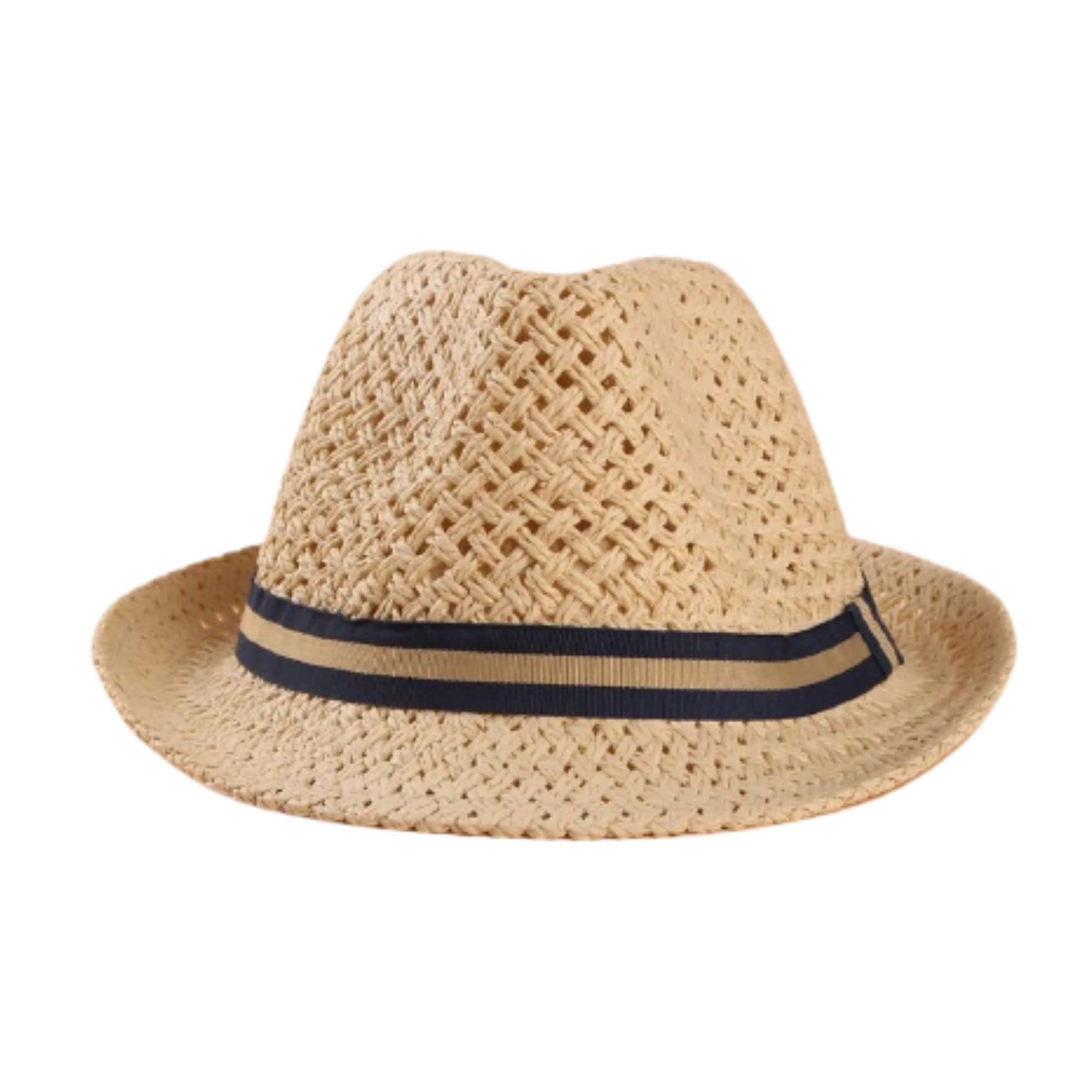fabseasons Casual Men & Women Summer Straw Knitted Fedora Beach Hat-picture-10