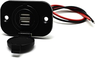 Cliff Top 12V USB Outlet 12V USB Charger RV USB Outlet 12-24V 4.2A Surface Mount USB Port Marine USB Outlet for Cars Motor...