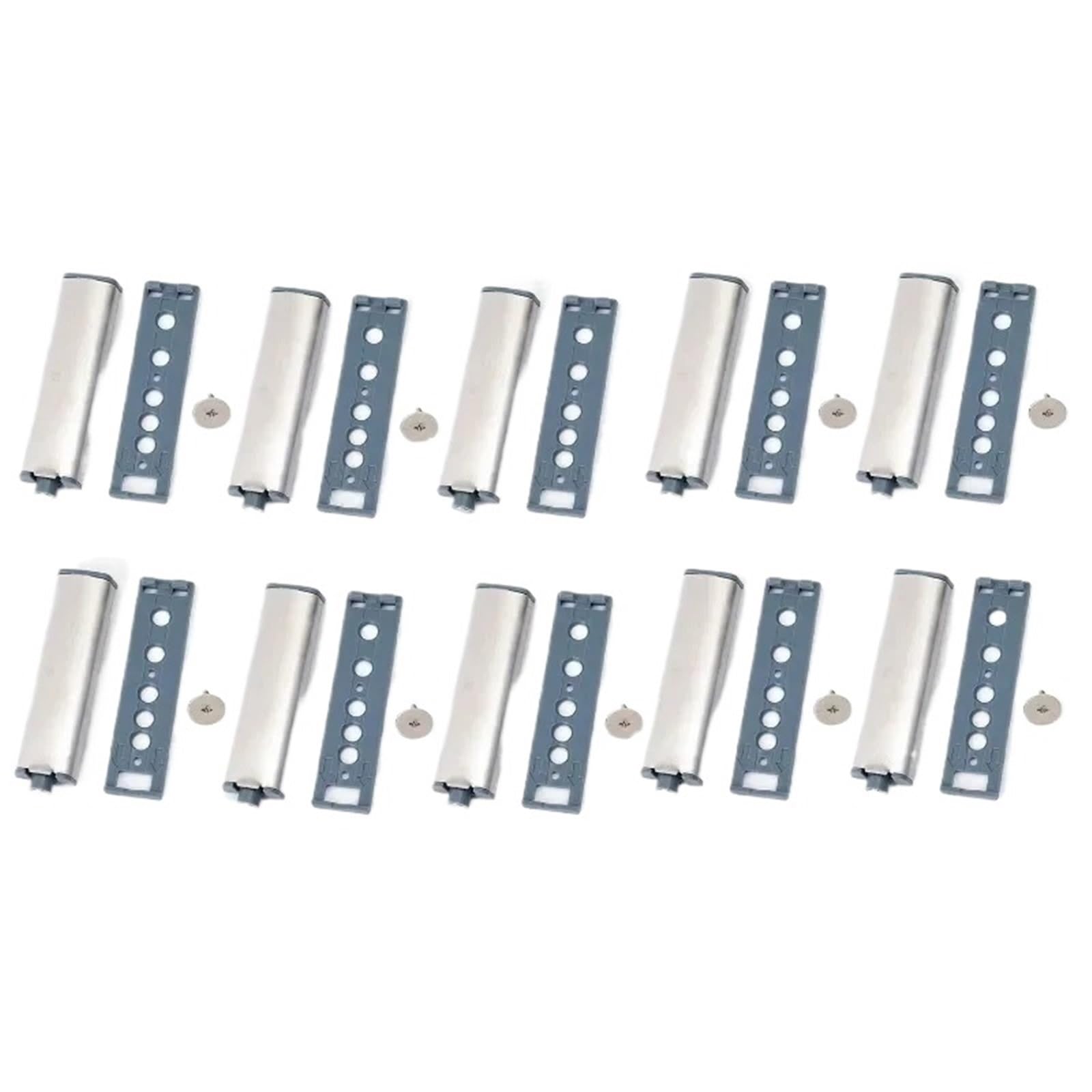 ZONSHJDKR Magnetic Latches 3/5/10Pack Bouncer Catch Stainless Steel Touch Damper Bumper for Cabinets Closet Door Closer Hardware