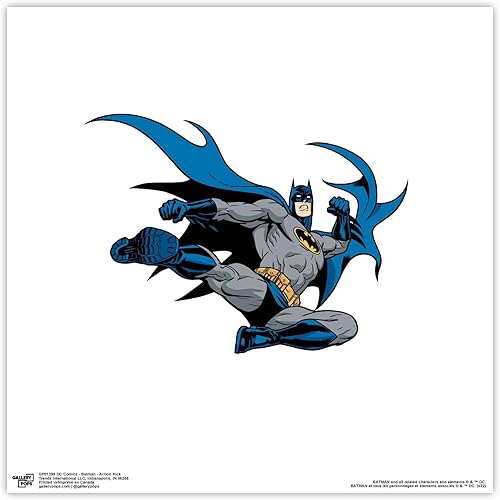 Miniatura 9 de Trends International Gallery Pops DC Comics Batman - Póster de pared de Action Kick, 12 x 12 pulgadas, versión enmarcada en negro Versión con marco