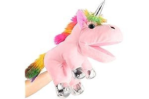 Animal Hand Puppets 12 Inch Unicorn Plush Dinosaur Animals Hand Puppet Toys...