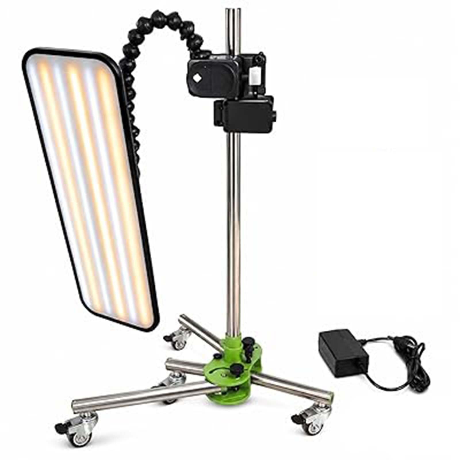 Kit Lampada Pdr, Lampada A Led A 9 Colori Per Riparazione Ammaccature | Cavo Da 5 M. Ideale Per Carrozzerie E Gestori Di Flotte: Non È Necessaria La Riverniciatura(Lamp+Stand)