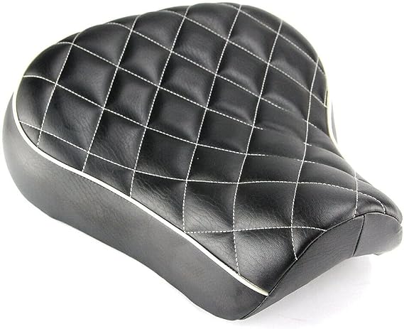 Motorcycle Front Driver Rider Solo Seat For Harley Sportster 883 1200 72 48 1983-2003 Diamond Black