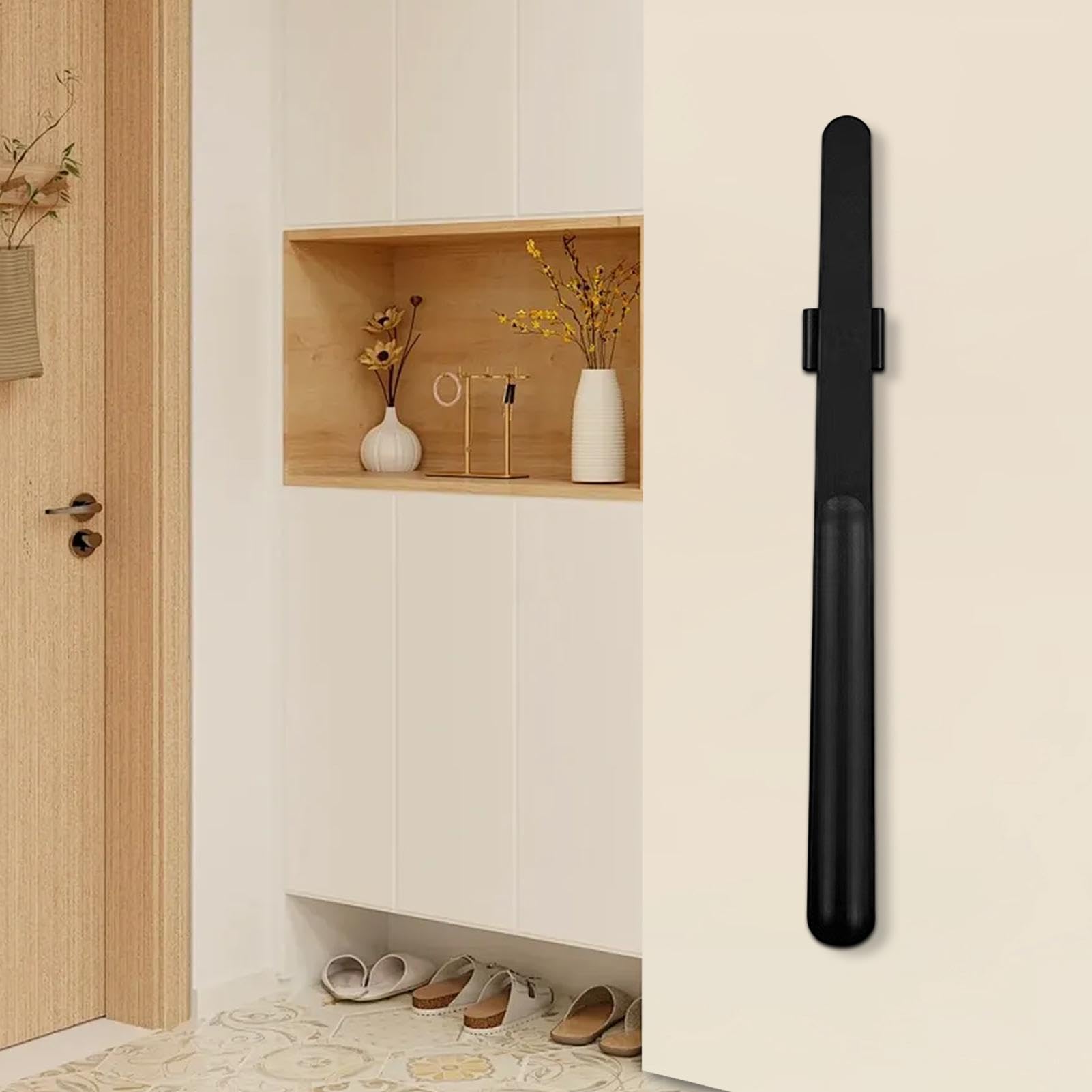 Cuchara para zapatos de 55 cm, magnética, ergonómica, ayuda de talones – Cuerno portátil de mango largo | para mujeres mayores, embarazadas, discapacitados, niños, uso diario, hogar, apartamento