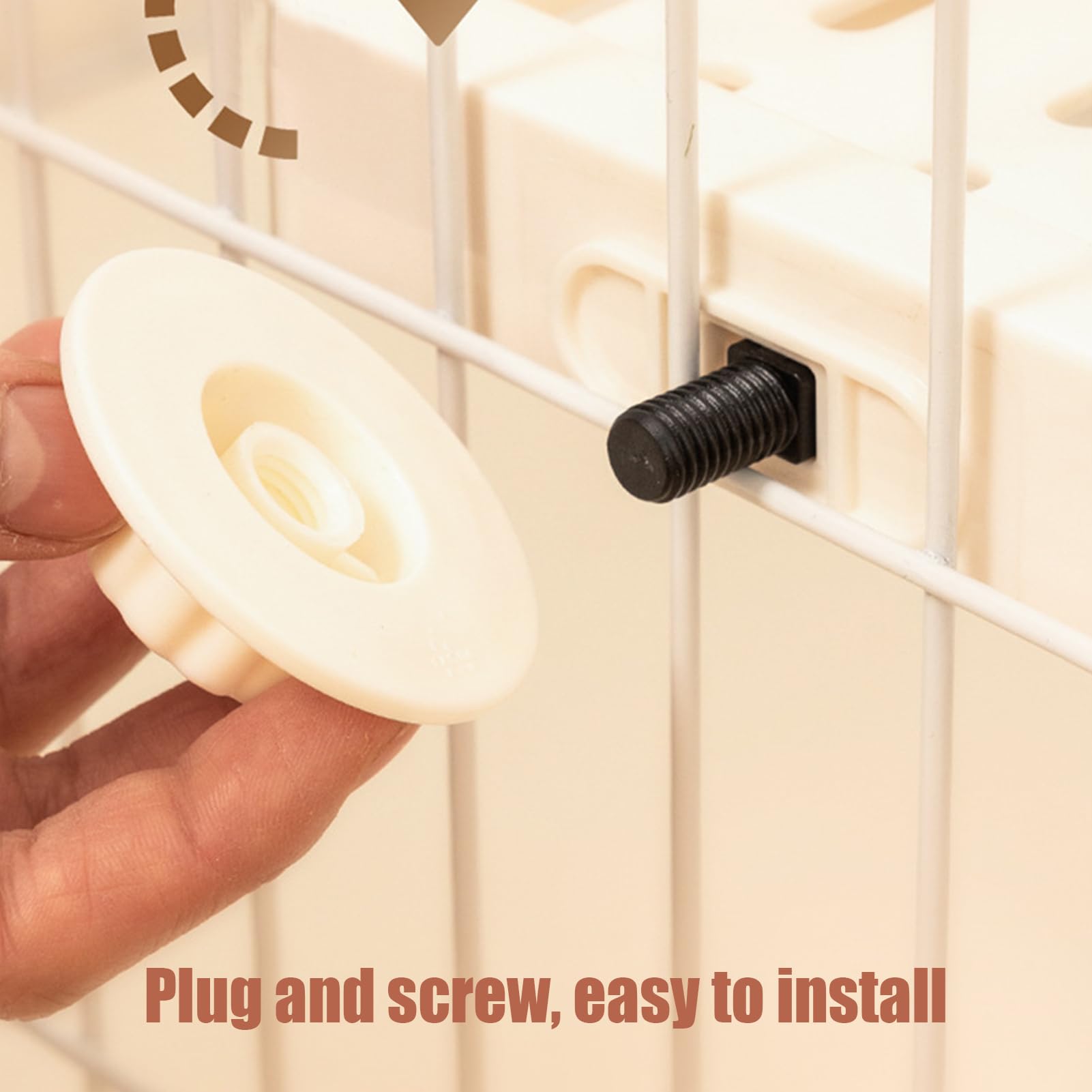 Hamster Habitat Casette Retrattili Per Conigli Con Decorazione | per Gabbie Animali Domestici Ampliati per Sdraiarsi, Alzarsi e Riposare - Ideali per Gerbilli, Furetti e Scoiattoli in Casa