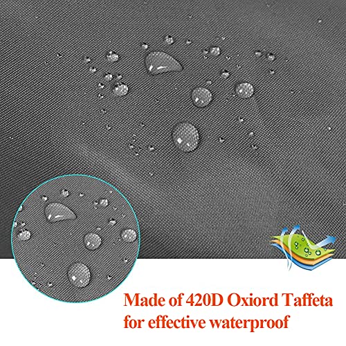 Kajak Abdeckung 18ft (37 Zoll Breite) - Wasserdichte 420D Persenning Für Kanu & Paddelboot