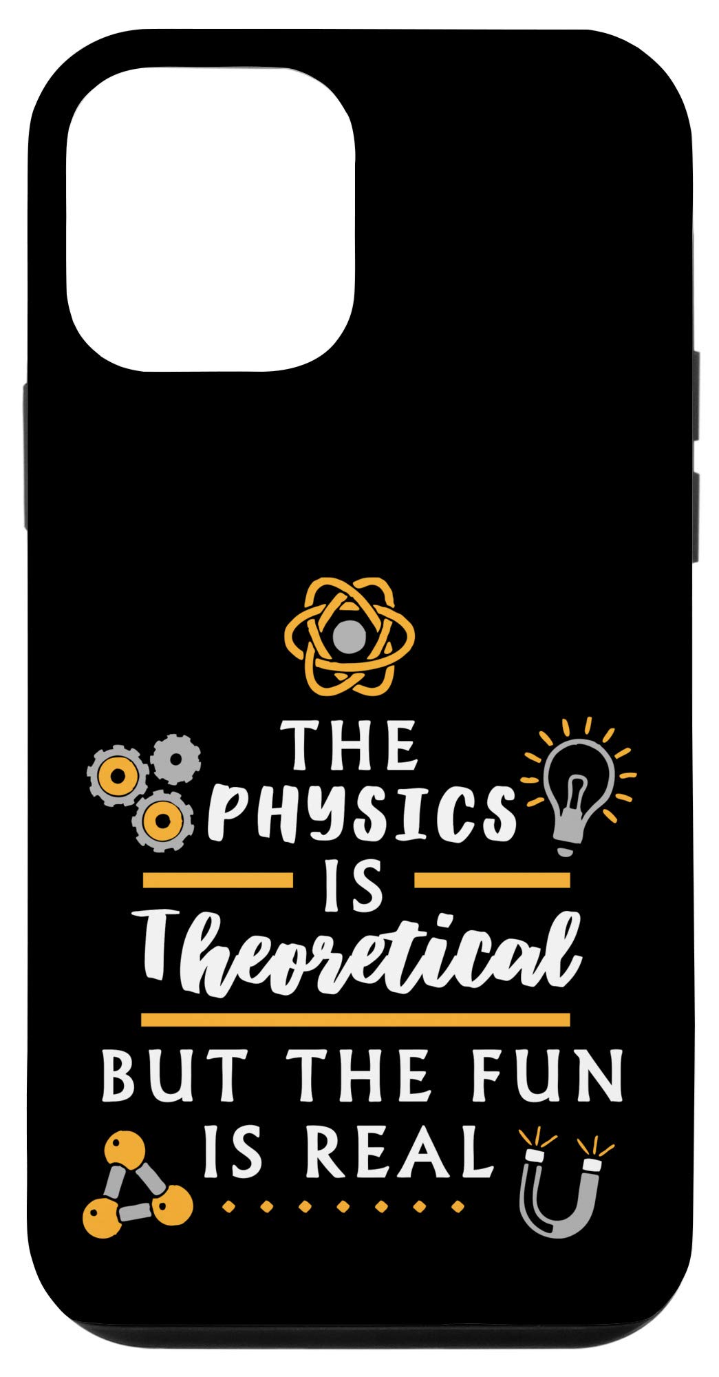 The physics is theoretical - Funny Physicist Case for iPhone 12 mini