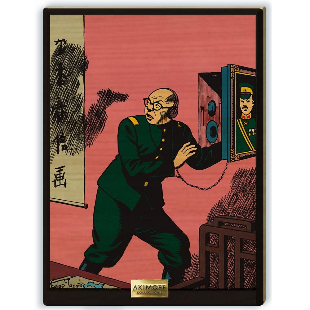Cuadro Akimoff Blake y Mortimer Capitán Hasso ZH22 lámina de cómic