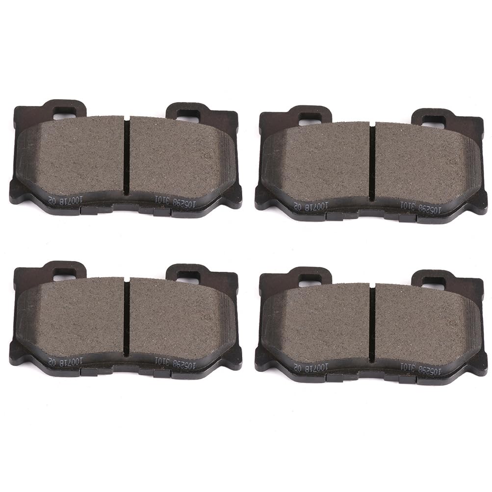 SCITOO Disc Brake Pads Kits D1347-8458 Semi Metallic Rear Brake Pads Set Fit For INFINITI For FX50 2009-2013,For INFINITI For G37 2008-2013,For INFINITI For M37 2011-2013