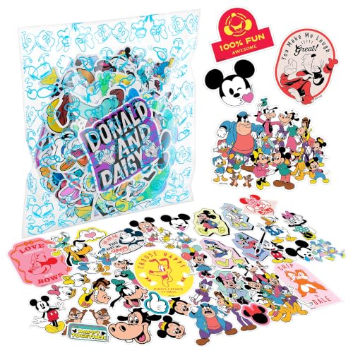 Fashion Angels Disney's Mickey & Friends 100 Vinyl Sticker Pack,for Ages 8+