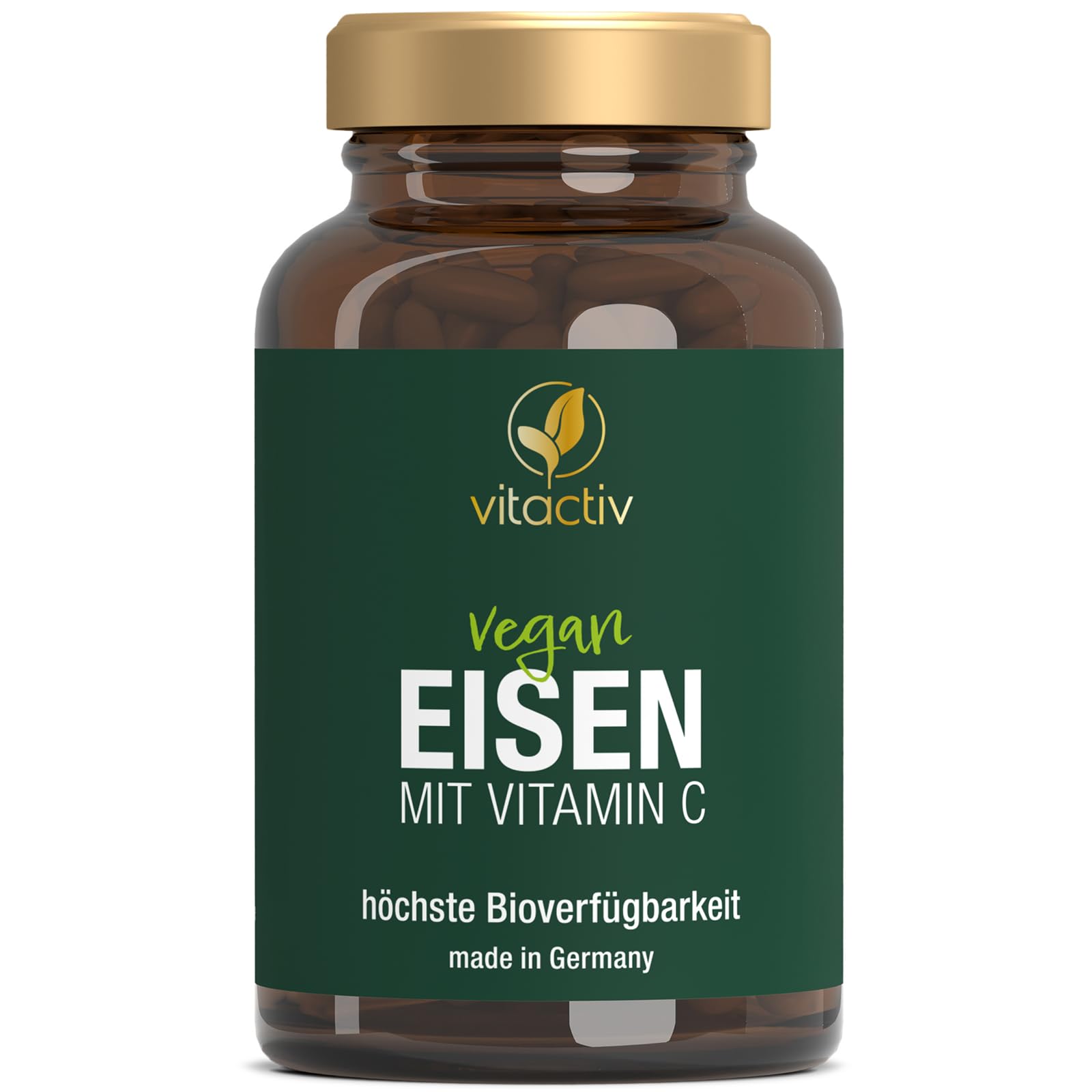 VITACTIV Eisenpräparat - hochdosiertes pflanzliches Eisen mit Vitamin C aus Hagebutte
