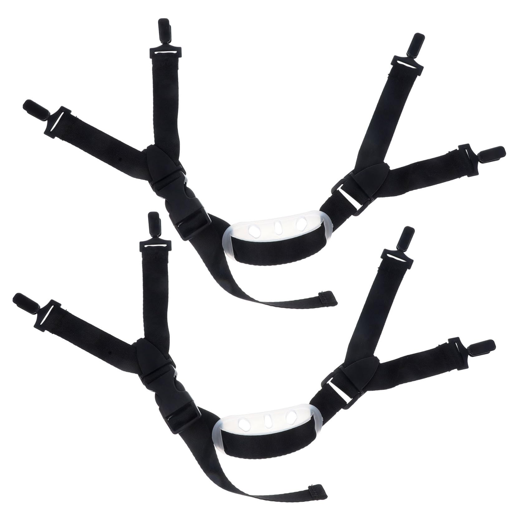 Mikikit 2pcs Hard Hat Chin Straps Construction Helmet Strap for Chin Safety Hat Harness Comfortable Design