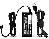 Replacement for 65W Dell Laptop Charger USB-C;Compatible with Dell Latitude/Chromebook/XPS 65 Watt USB Type C AC Power Adapter Cord