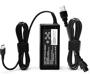 Replacement for 65W Dell Laptop Charger USB-C Compatible with Dell Latitude Chromebook XPS 65 Watt USB Type C