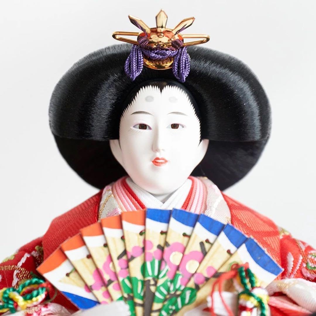 ひな人形 雛人形 コンパクト 日本製 ケース飾り ひなまつり TKN03