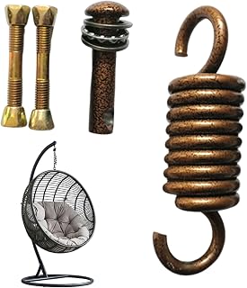 Muelle oscilante para porche, colgador de suspensión para de porche, gancho de carga fuerte de acero inoxidable para configuración de bolsa de boxeo, patio, silla, hardware, techo y gimnasio