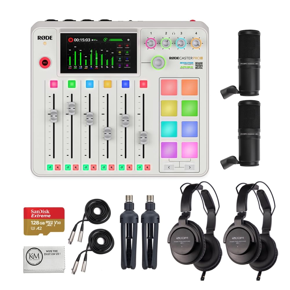 RODE RØDECaster Pro II オーディオプロダクションスタジオ Amazon.com: RØDE RØDECaster Pro II All-in-One Production