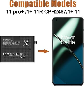 Duotipa New Phone Replacement Battery BLP975 for Realme 11 pro+ /OnePlus 11R /OnePlus 11 with Repair Tools Kit
