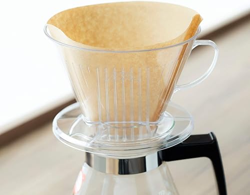 Miniatura 2 de Karita Kalita - Filtro de papel de café, trapecio, para 1-2 personas, papel de filtro FP101, 200 hojas (100 x 2), marrón, #11111, elegante,