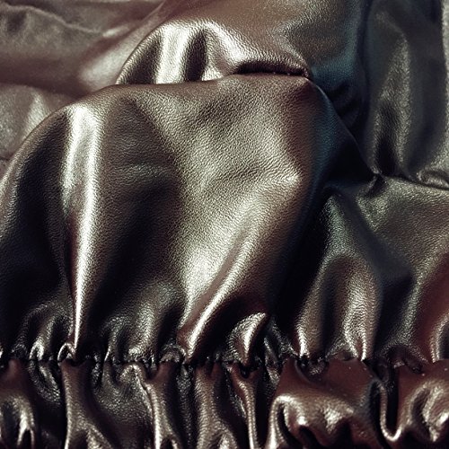 Ieventstar Pu Faux Leather Stretch Dining Chair Cover Chair Protector Slipcover (Brown, 4) #TOP4