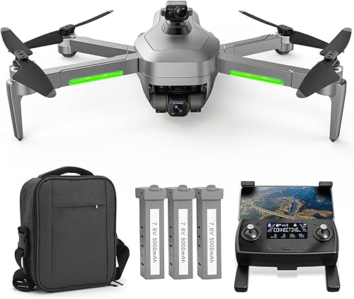 193MAX2S Drones con cámara para adultos 4K, cardán de 3 ejes con cámara EIS UHD, tiempo de vuelo de 99 minutos, transmisión de video de 4 KM,