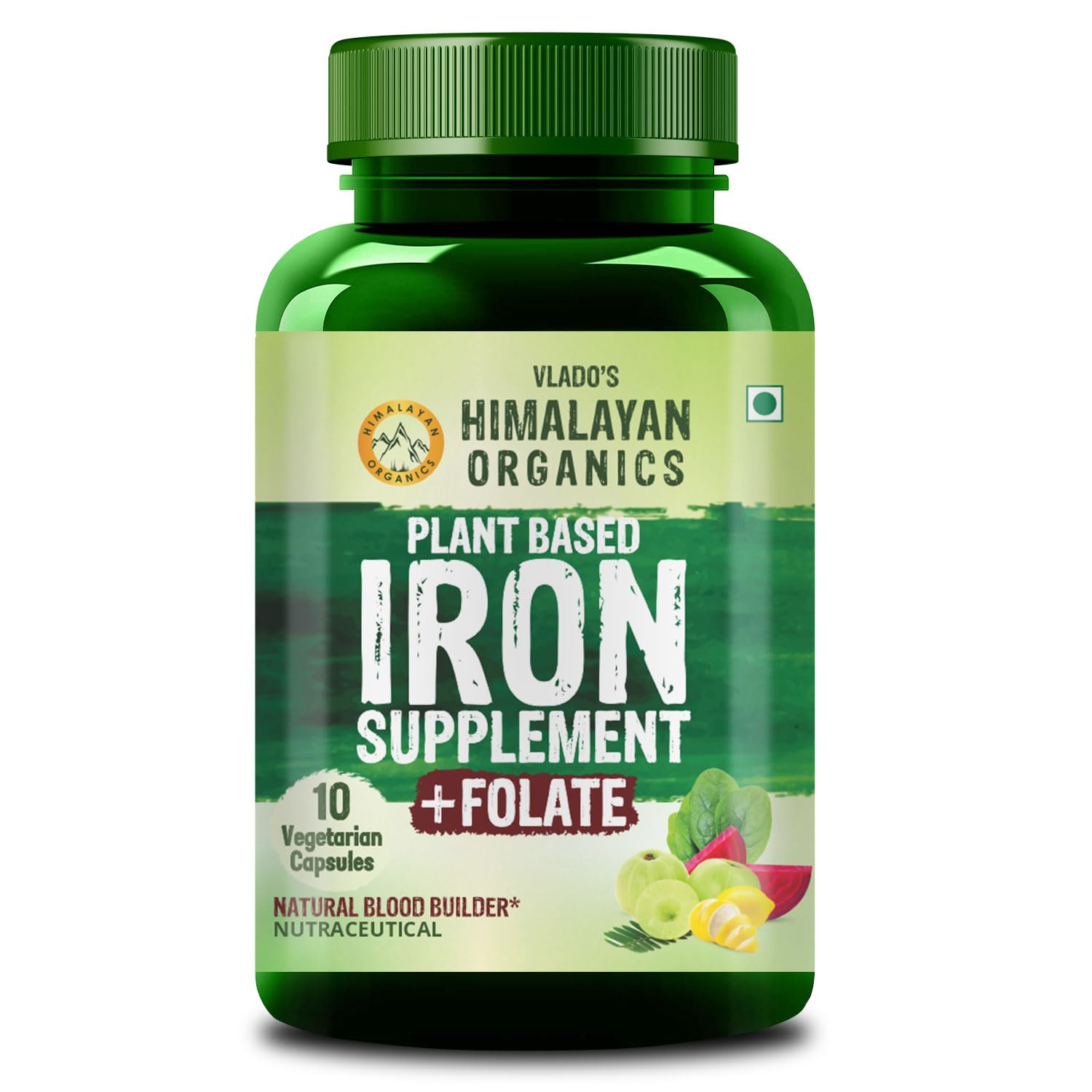 Vlado's Himalayan Organics Plant Based Iron Supplement - 10 Capsules-picture-30