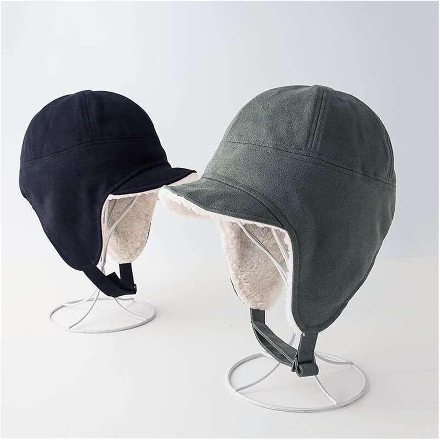 Trapper Hat, Ski Cap，Winter Earflap Bomber Hats Cap Thickened Warm Russian Hat Cycling Skiing Outdoor Windproof Ear Flap